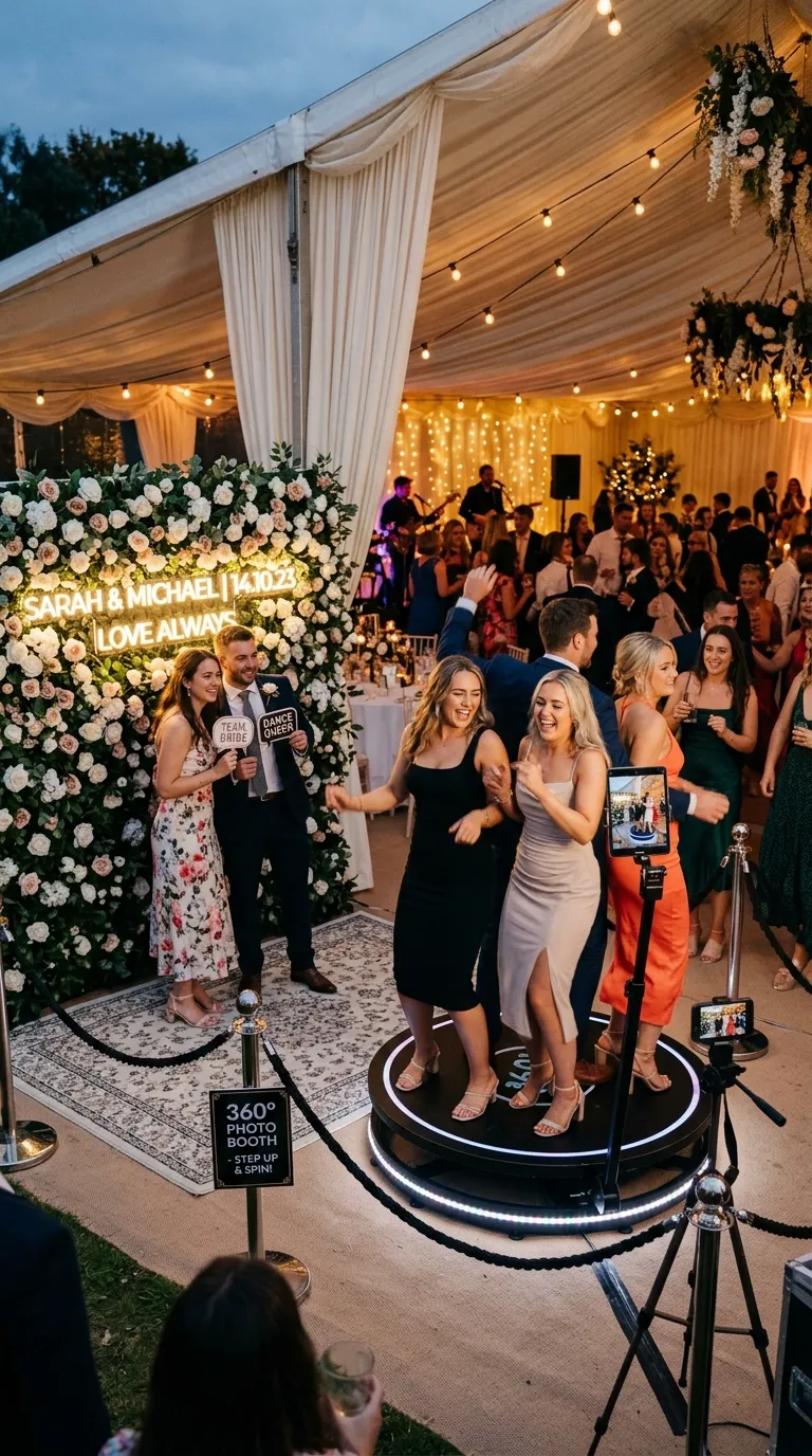 Photocall y plataforma 360º