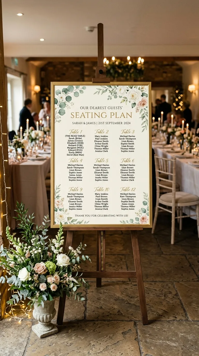 Seating plan